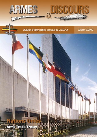 Couverture du magasine armes et discours, édition 3/2012