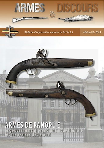 Couverture du magasine armes et discours, édition 01/2013