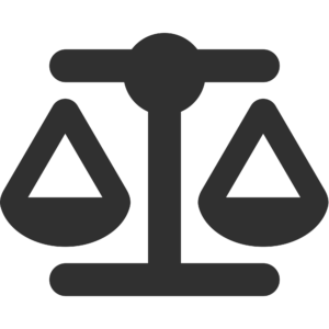 icone de balance de la justice